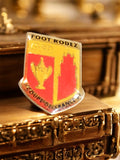 Pin's vintage Foot Rodez Coupe de France blason émaillé ancien football