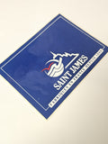 Vintage autocollant publicitaire Saint James ancien grand format rétro collectio
