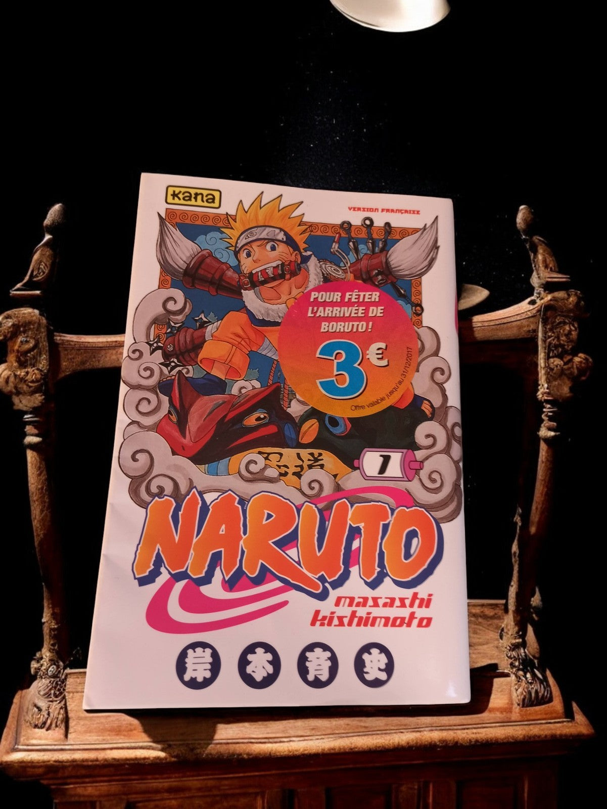 Manga Naruto Tome 1 Kana édition française vintage shonen occasion