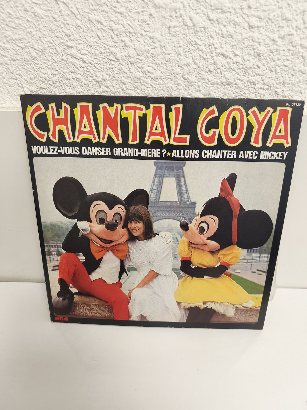 Vinyle 33 tours Chantal Goya Mickey Minnie RCA PL37130 disque LP France