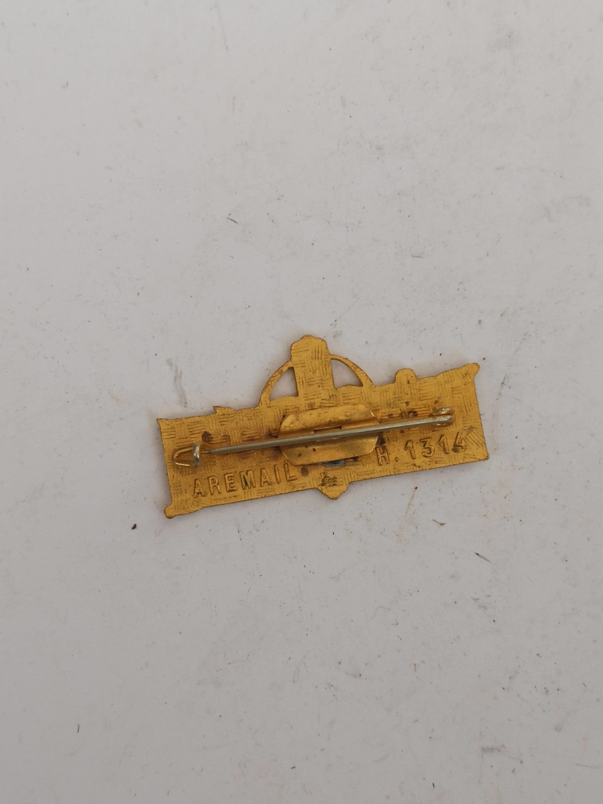 Insigne ancien Drago Opération Maintien de l’Ordre Algérie émaillé tricolore vin