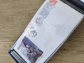 Enveloppe illustrée France Bédéciné 98 oblitérée, timbre rouge, cachets visibles