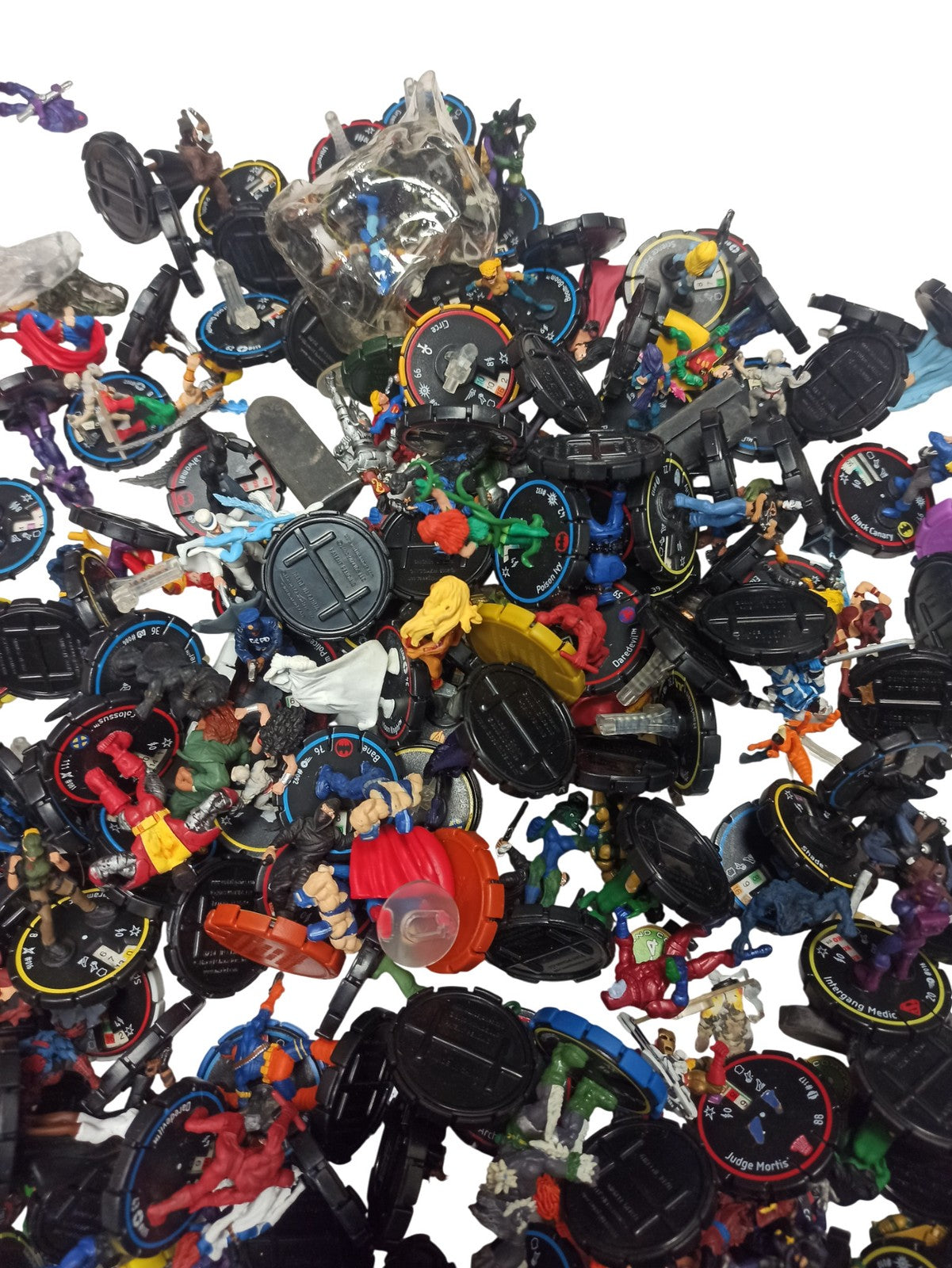 Lot important DC Heroclix Hypertime figurines jeu plateau DC Universe d'occasion