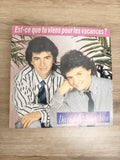 Vinyle 45 tours David & Jonathan Est-ce que tu viens pour les vacances ? pochett