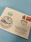 Ancienne enveloppe Allemagne airmail oblitérée philatélie militaire 1991