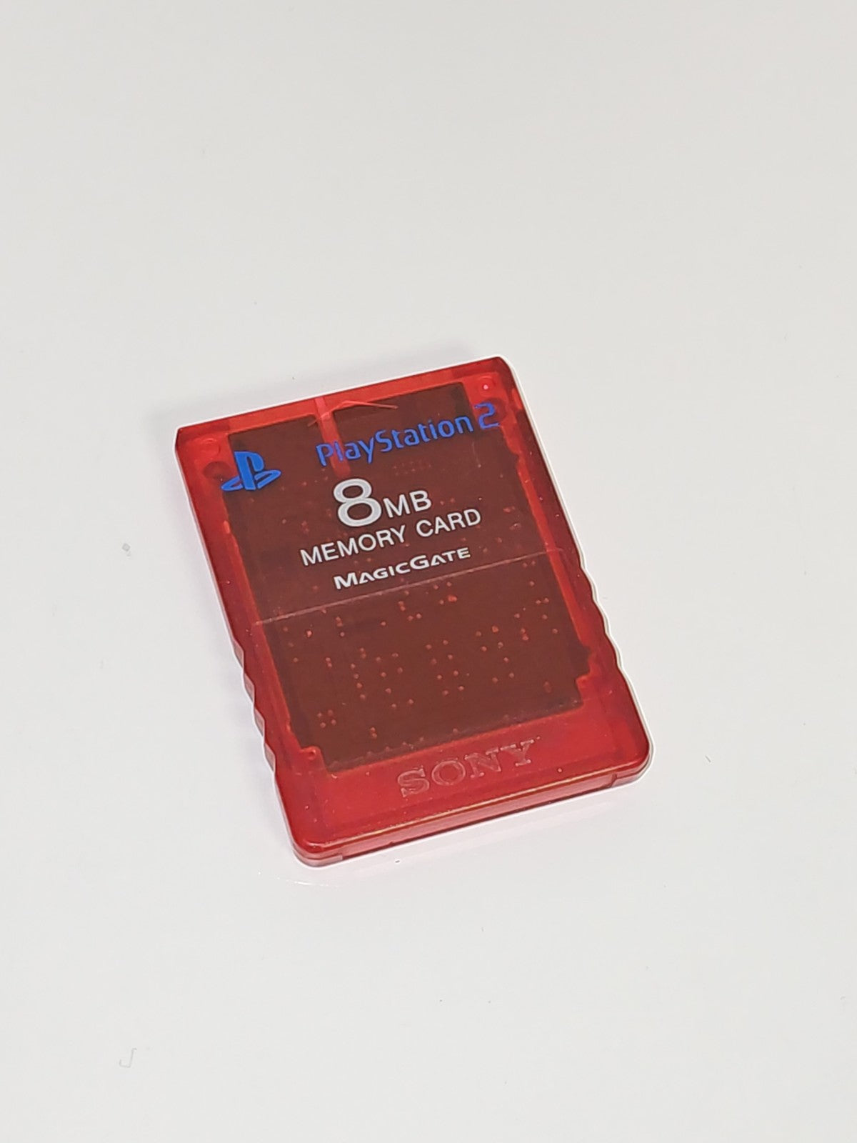 Carte mémoire officielle Sony PS2 translucide, accessoire Playstation d'origine