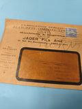 Ancienne enveloppe oblitérée début XXe philatélie Paris Jager Fils (Ref 6)