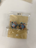 Paire de boucles d'oreilles rétro françaises, vintage, deadstock, bijou ancien