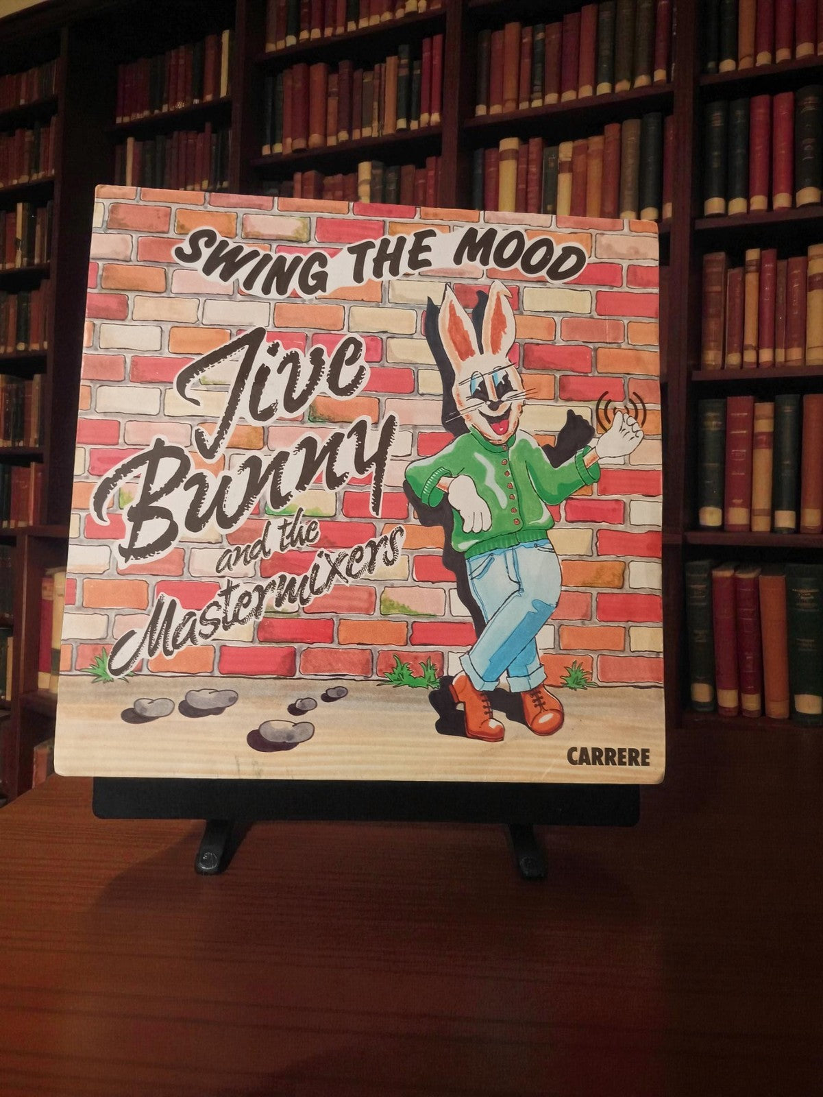 Disque vinyle 45 tours Jive Bunny Swing the Mood vintage rétro Carrere