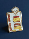 Pin's vintage publicitaire Bénédicta Sauces Party rétro ancien badge