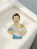 Pin's vintage Olympique de Marseille OM émail doré joueur TONY années 90