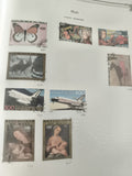 Timbres Mali poste aérienne papillon art navette spatiale musique lot philatélie