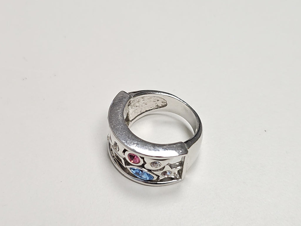 Bague rétro ancienne fantaisie taille 52 bijou vintage pour collectionneur