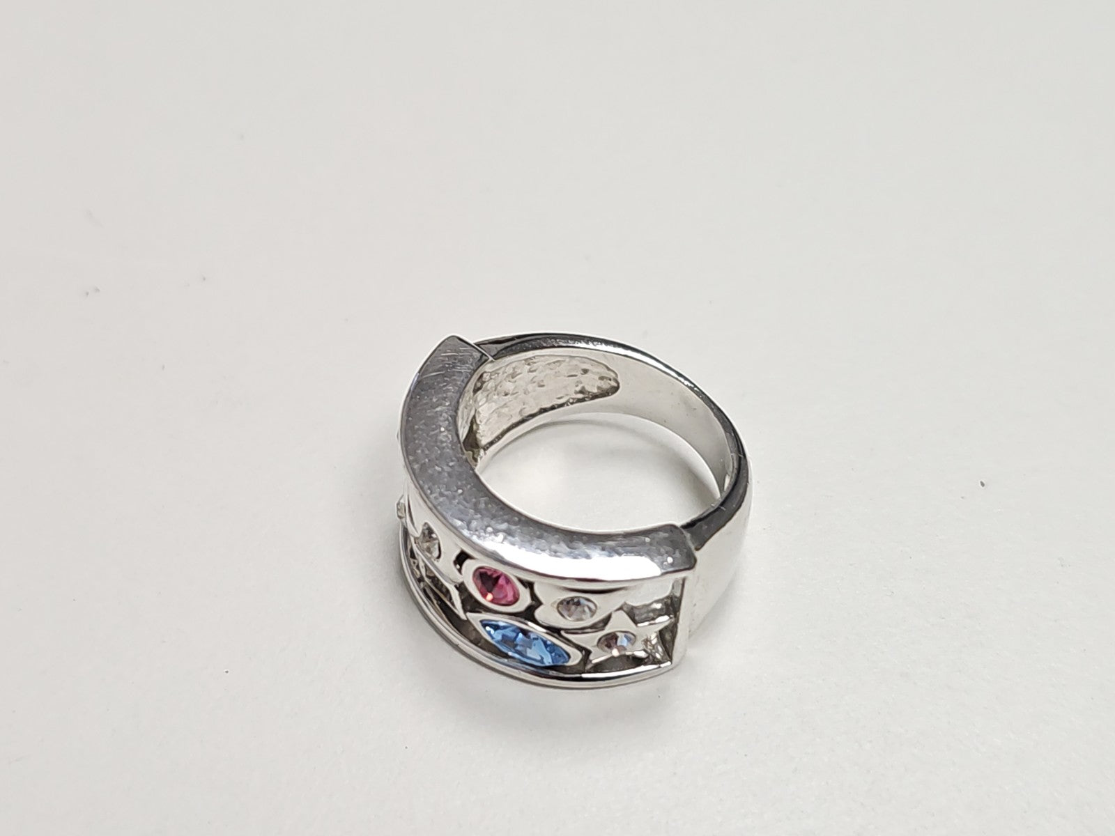 Bague rétro ancienne fantaisie taille 52 bijou vintage pour collectionneur