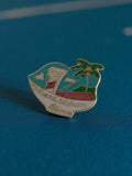 Pin's vintage Mane Nostrum Hyères ancien, badge publicitaire rétro France