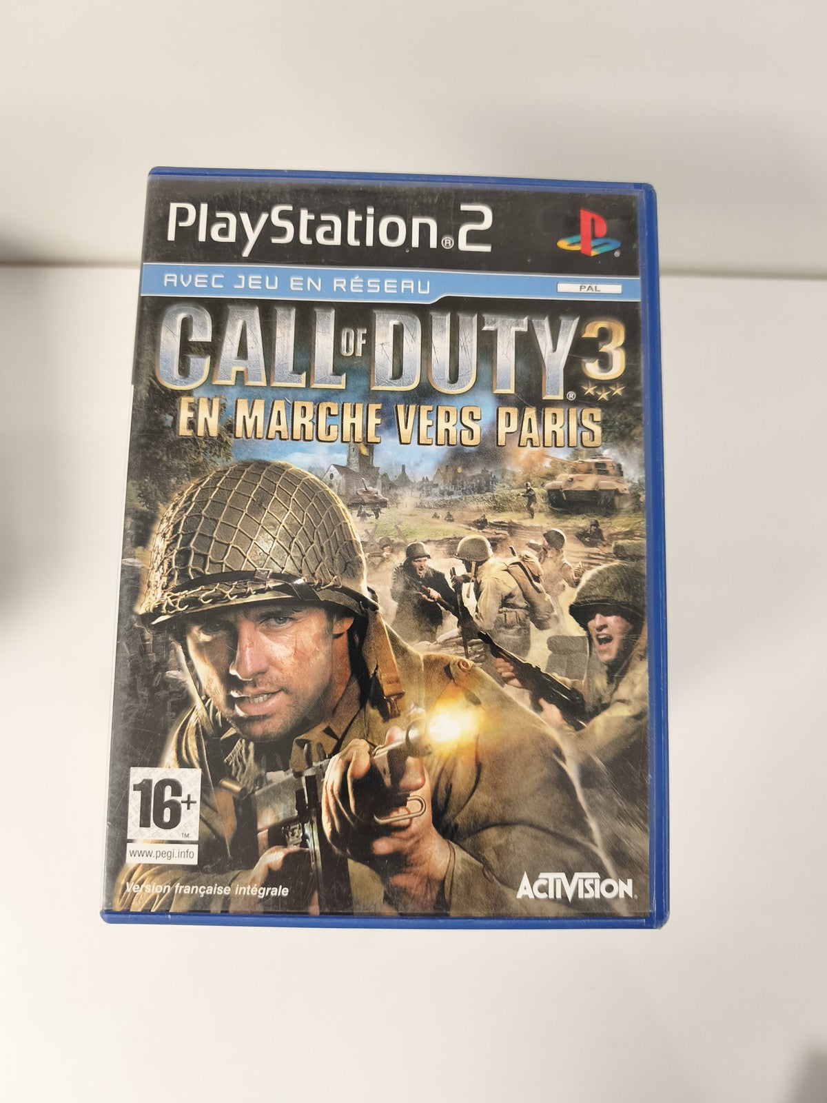 Boîte vide pour Call of Duty PS2, étui d'origine Playstation, sans disque
