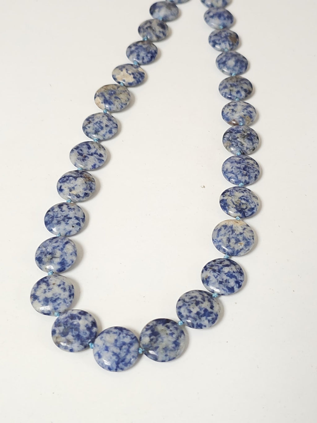 Collier ancien vintage grosses pierres naturelles rétro, bijou original collecti