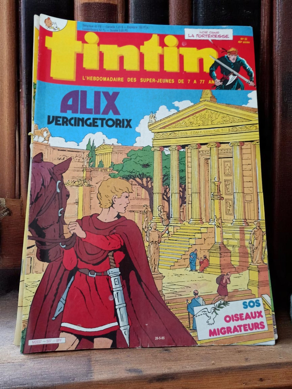 Magazine Tintin vintage n°22 Alix Vercingetorix années 80 BD illustrée rétro