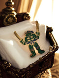 Pin's Tortues Ninja TMNT vintage années 90 – émail vert bleu rétro