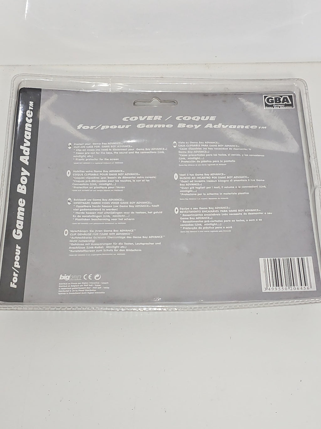 Coque de protection compatible Gameboy Advance, cover arrière, marque Générique
