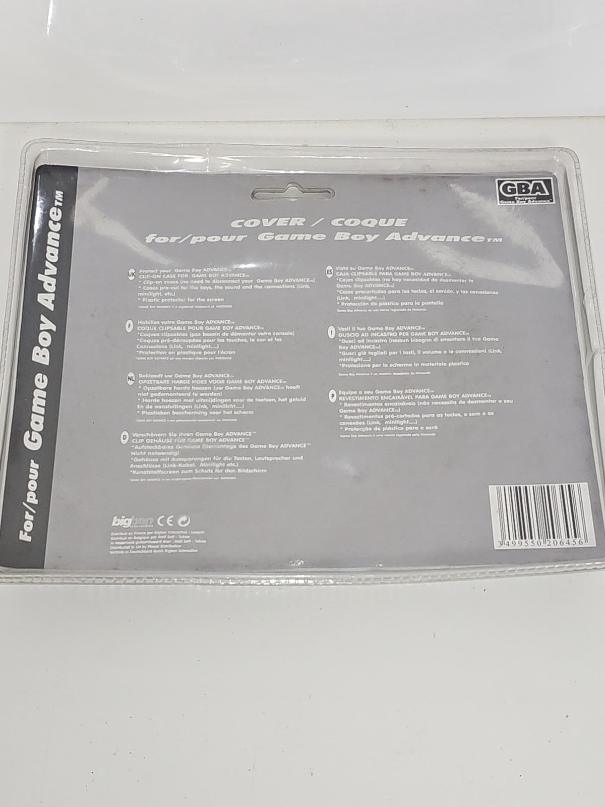 Coque de protection compatible Gameboy Advance, cover arrière, marque Générique