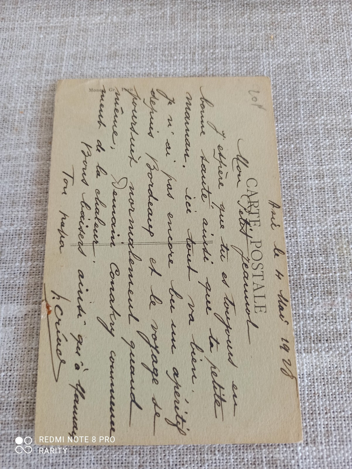 Carte postale ancienne paquebot Asie Chargeurs Réunis photo maritime vintage