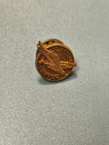 Pin's vintage Pratt & Whitney doré, aviation, aigle, collection (Ref 4)
