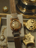 Montre femme Blimaur vintage mécanique plaquée or rétro à réviser