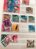 Timbres anciens République de Guinée JO Olympiques sports vintage philatélie