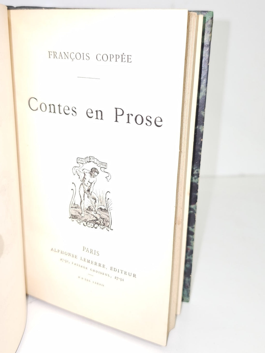 Titre: Livre ancien Contes en prose vintage, recueil rétro, littérature collecti