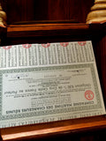 Action au porteur Compagnie Maritime années 1920 document financier ancien