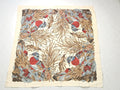 Vintage foulard ancien Ancienne, toile de lit rétro, accessoire déco collection