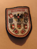Écusson ancien Autriche ÖSTERREICH brodé blason vintage patch badge