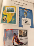 Blocs-feuillets timbres Saint Thomas et Prince sports aviation oblitérés philaté