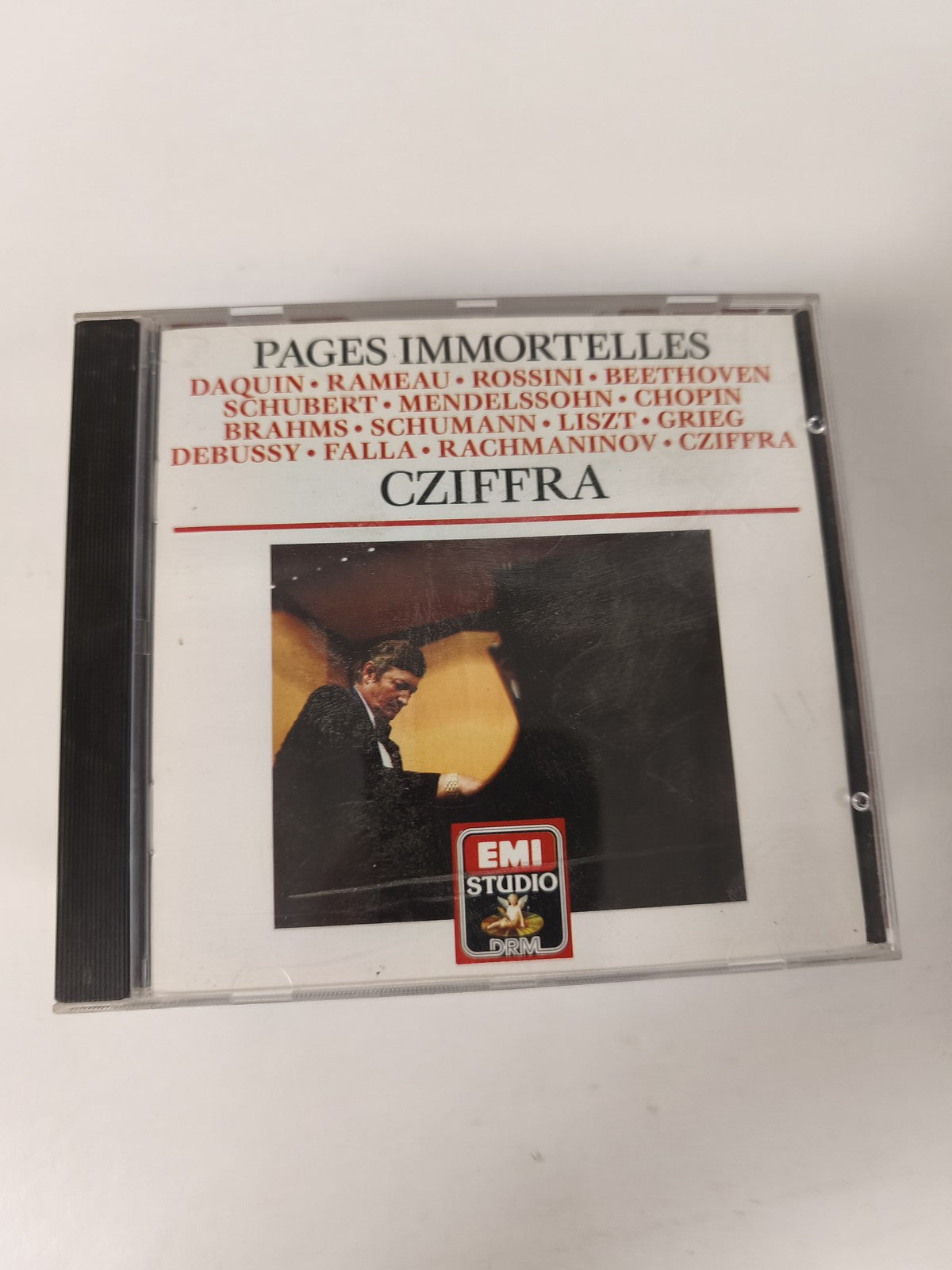 CD musique Pages Immortelles Cziffra EMI Studio DRM pianistes classiques