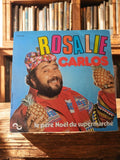 Vinyle 45 tours Carlos Rosalie pochette couleur rétro vintage années 80