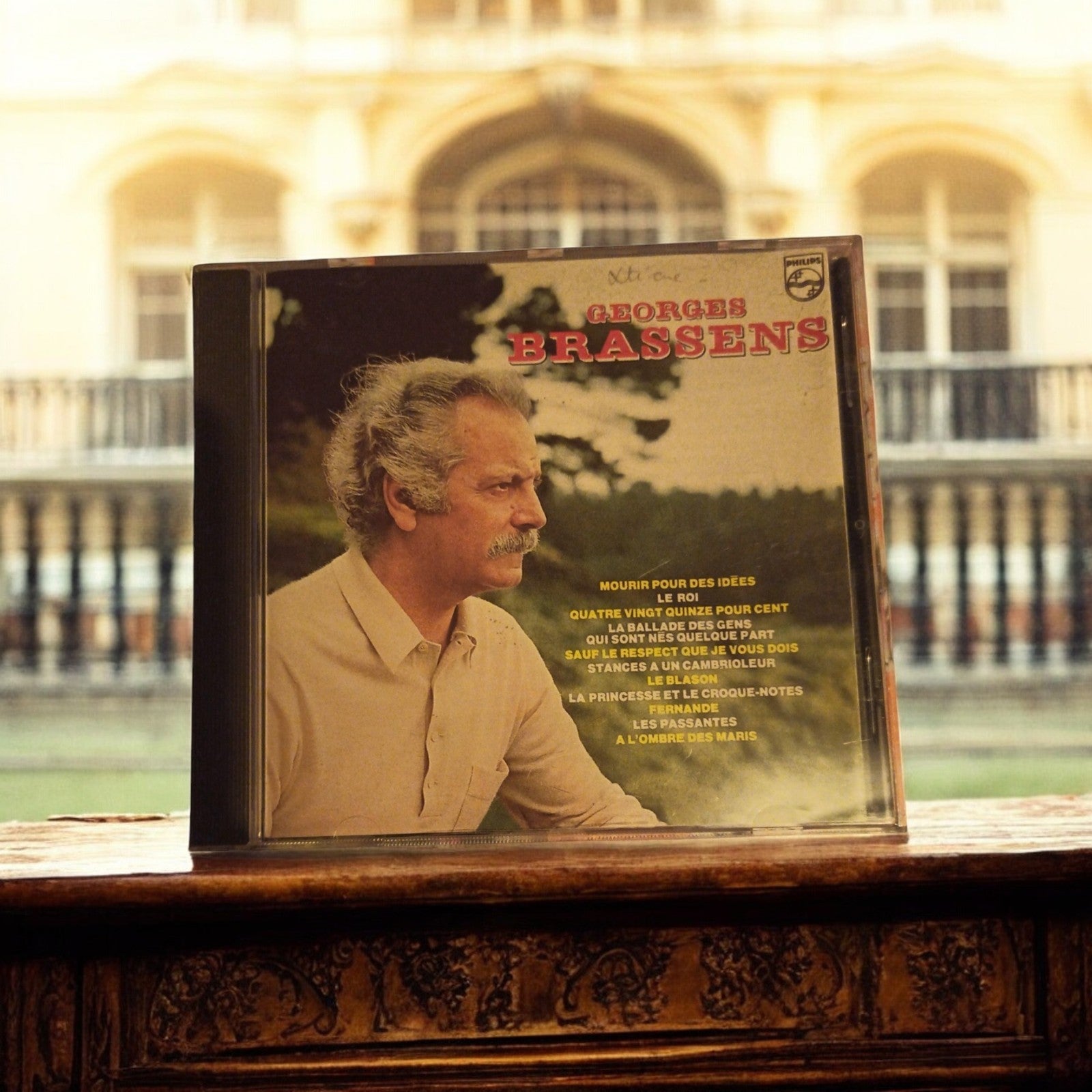 CD Georges Brassens Philips Vintage – Musique française rare, pochette photo