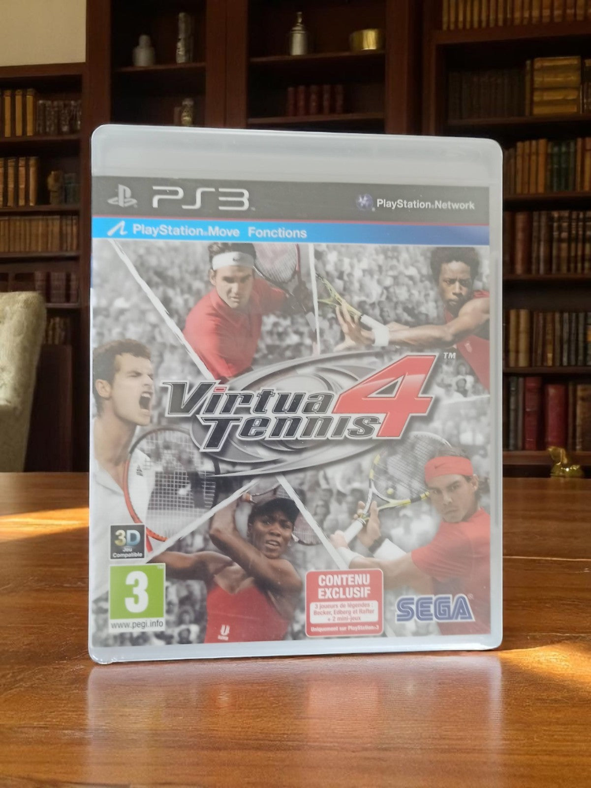 Jeu PS3 Virtua Tennis 4 SEGA complet vintage tennis PlayStation 3 Move