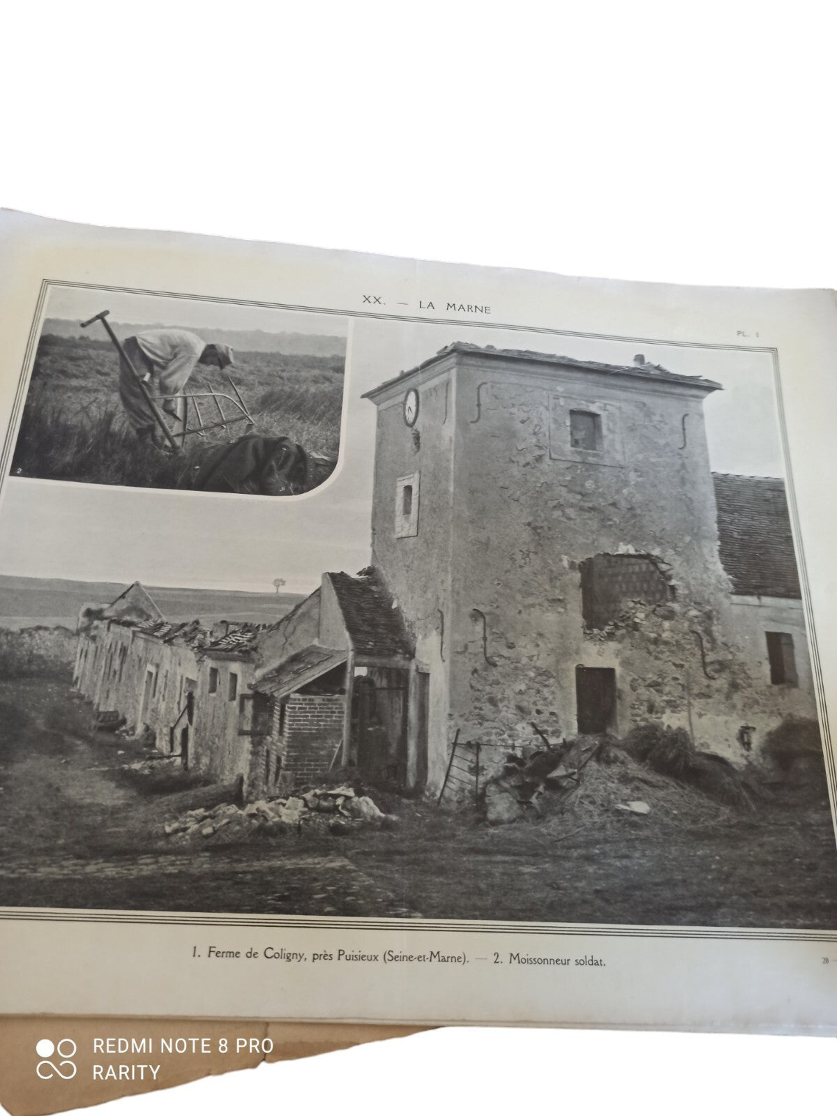 Fascicule La Guerre Documents Photographiques Armée La Marne Armand Colin WW1