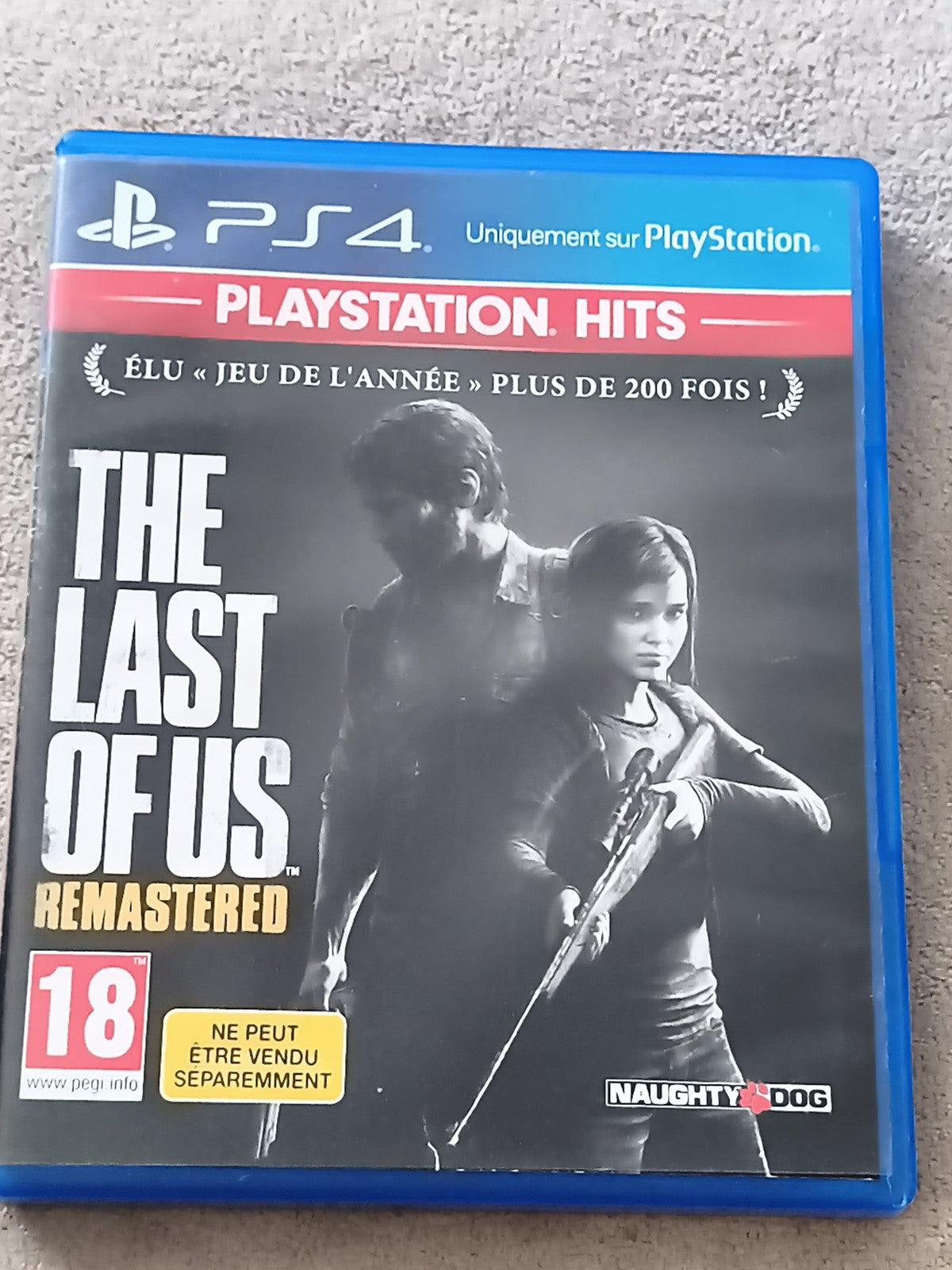 Jeu PS4 The Last of Us Remastered PlayStation Hits Naughty Dog