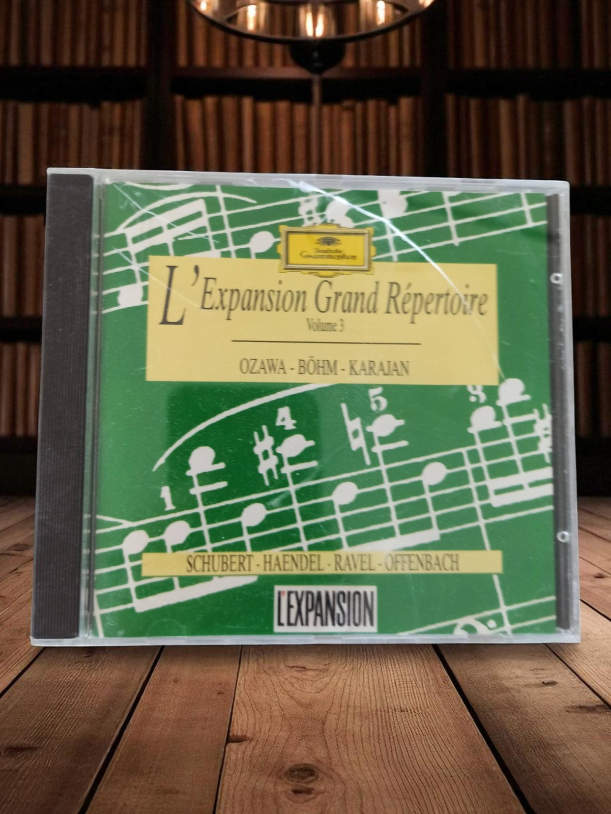 CD classique Deutsche Grammophon Schubert Haendel Ravel Offenbach vintage