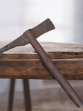 Ancienne hache piolet de mineur fin XIXe vintage outil rétro collection