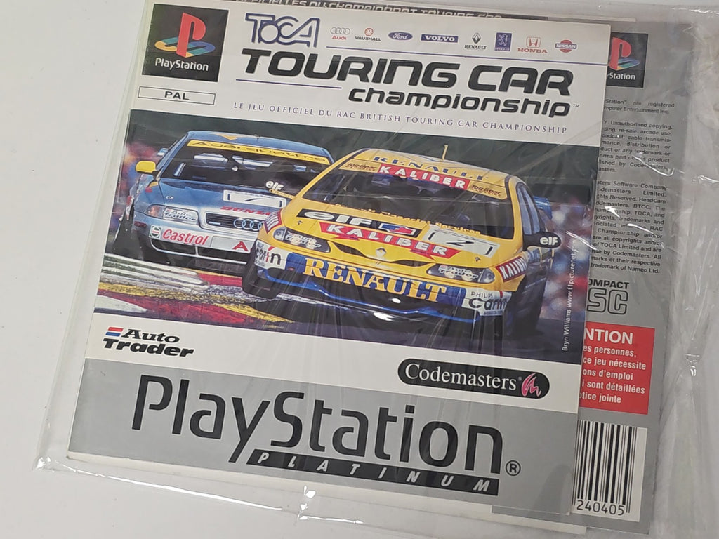 Notice originale Toca pour Playstation PS1, manuel d'instructions jeu Sony