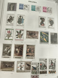 Timbres Rwanda république rwandaise thématiques sports art flore lot philatélie