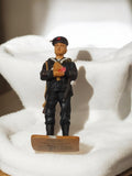Figurine soldat plomb Del Prado noir vintage, militaire ancien, collection rétro