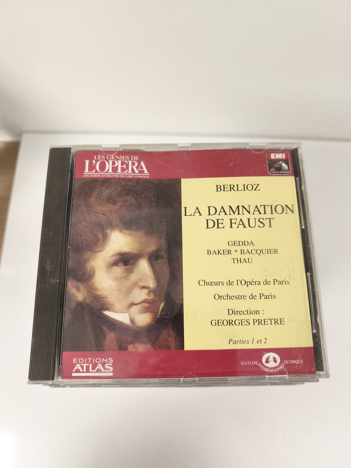 CD Berlioz La Damnation de Faust Opéra Ch?urs Orchestre de Paris Georges Prêtre