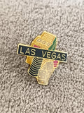 Pin's vintage Las Vegas casino jetons dés machine à sous émaillé (Ref 3)