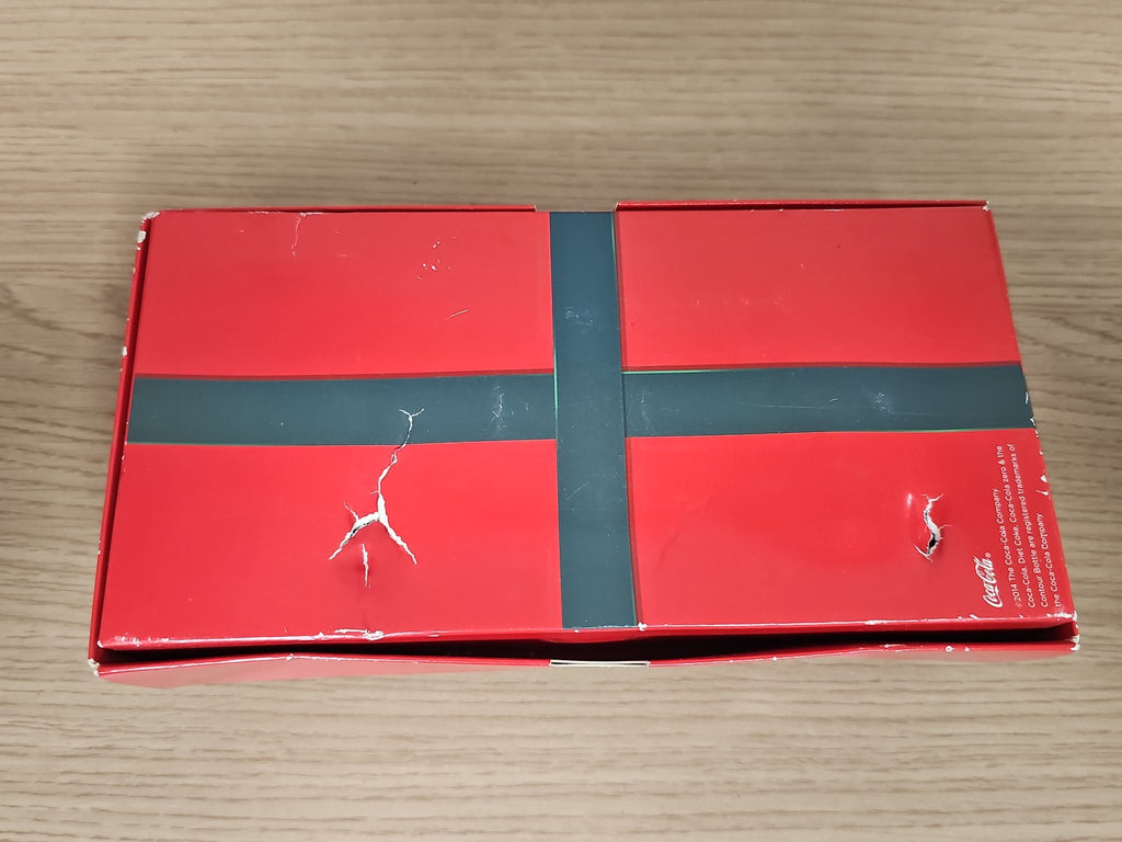 Coffret Noël Coca-Cola édition spéciale avec bouteille pleine, cadeau festif uni