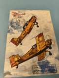 Carte postale philatélie aviation avions jaunes 3e Opération Portes Ouvertes
