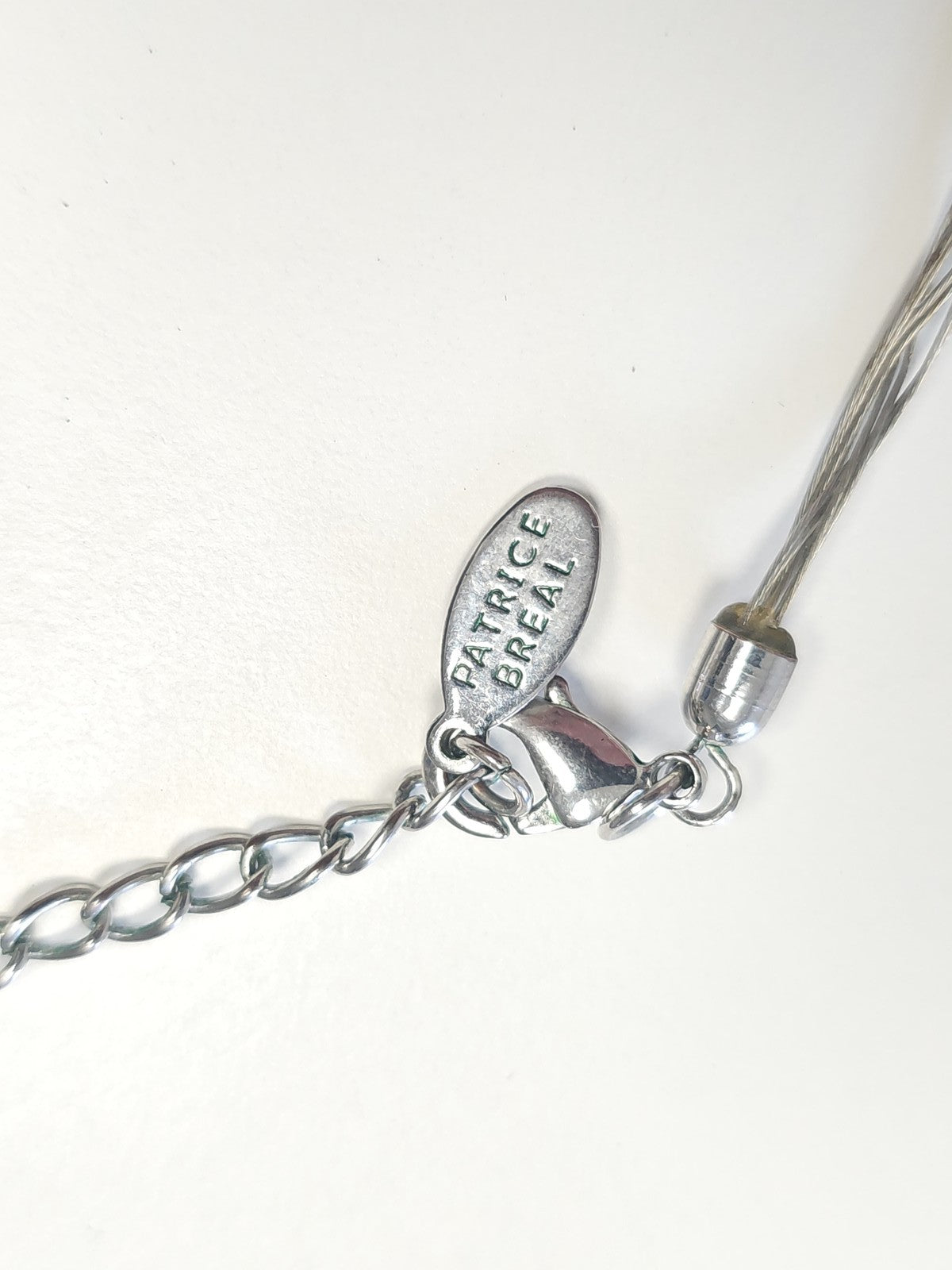 Collier rétro signé Patrice Breal ancien, bijou fantaisie vintage collection